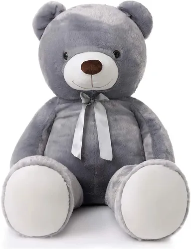 Vista 23 de MaoGoLan Oso de Peluche Teddy Gigante, Animal de Peluche Grande de Tamaño Real, 5 Pies, Suave y Esponjoso Gran Regalo de Oso Teddy para Baby Shower