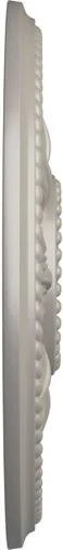 Vista 3 de Ekena Millwork CM18EDPWS Medallón de techo Edimburgo, 45.72cmde diámetro exterior x 4.75cmP (se adapta a toldos de hasta 5 1/4"), pintado a mano