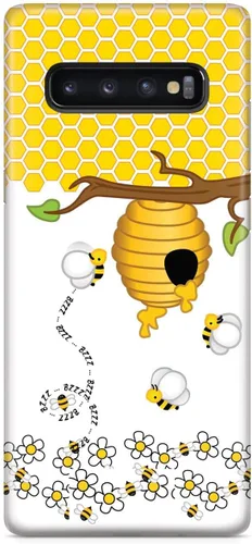 Vista 16 de Inspired Cases - Funda con textura 3D para iPhone Xs Max - Funda protectora de goma para iPhone Xs Max de Apple - Honey Bee