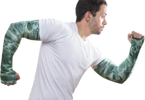 Vista 6 de Arm Sun Sleeves para hombres Protección UV Antebrazo Compresión Cubiertas