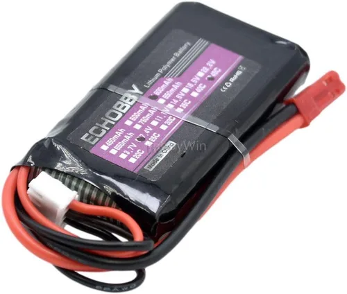 Vista 8 de 7.4V 2S 600mAh 45C LiPo Batería JST Plug para RC Modelo Avión Helicóptero Multirotor FPV Drone RC Quadcopter