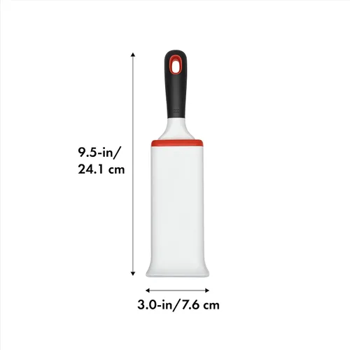 Vista 2 de OXO Good Grips Furlifter - Cepillo para quitar el pelo de mascotas de la ropa, color blanco, cepillo para prendas