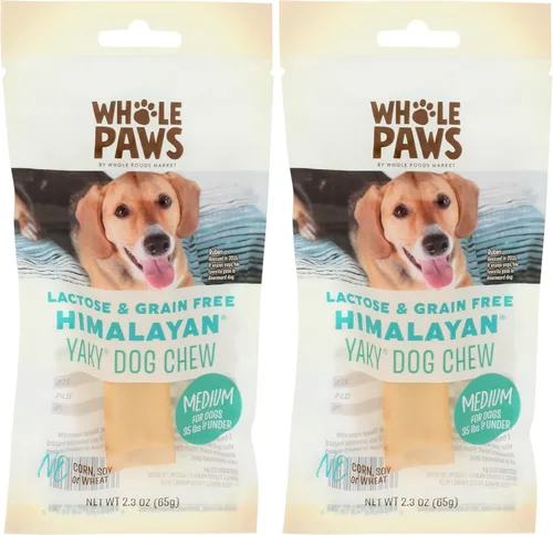 Vista 9 de Whole Paws, Himalayan Yaky - Masticable para perros, sin lactosa ni granos, mediano (para perros de 35 libras y menos), 2.3 onzas
