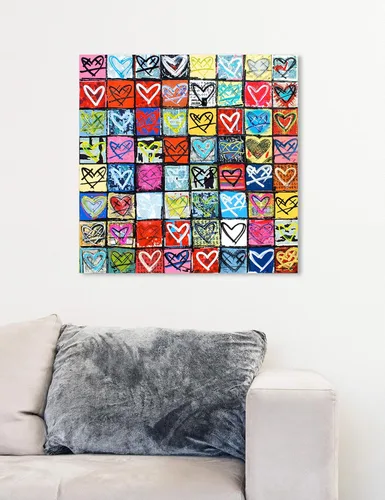 Vista 5 de Oliver Gal "Freedom" The Abstract Wall Art Decor Collection Contemporary Premium - Lienzo impreso