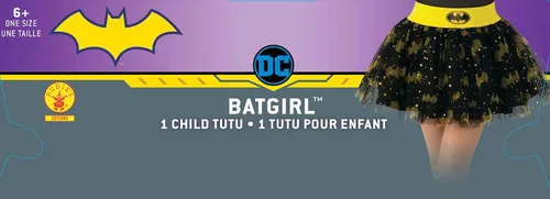 Vista 2 de Batgirl Tutú Falda Niñas Accesorio De Disfraz De Halloween
