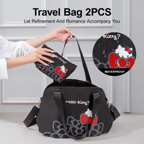 Vista 21 de AmBealla Bolsas de viaje con cremallera, bolsa de fin de semana, ligera para mujer, bolsa de lona para llevar en el gimnasio, trabajo