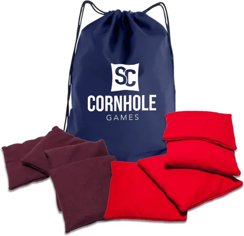 Vista 20 de Bolsas de cornhole resistentes al clima (juego de 8) - Tamaño/peso profesional de regulación (16 oz) - Uso en tableros de cornhole profesionales