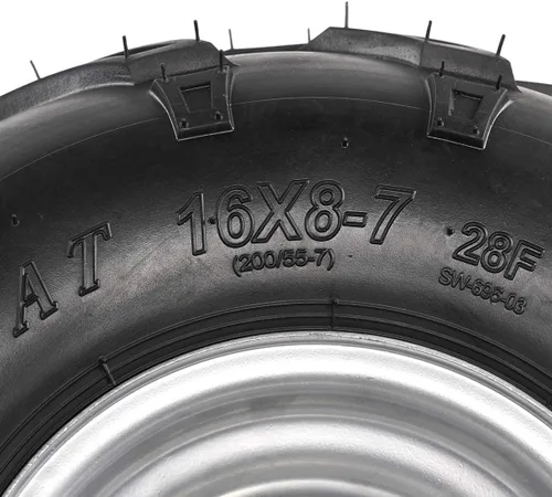 Vista 4 de TDPRO Neumáticos ATV 16X8-7 sin cámara para Go Kart UTV Quad Bike Buggy