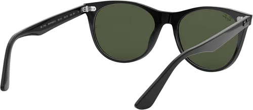 Vista 7 de Ray-Ban Gafas de sol redondas fotocromáticas Wayfarer Ii Evolve RB2185 para hombre Negro/G-15 Verde