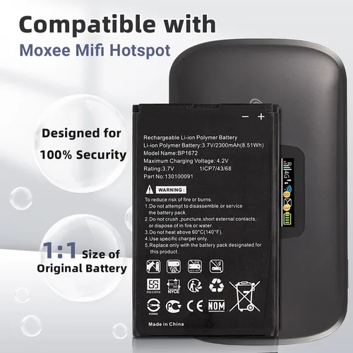 Vista 2 de Nueva EB -BG973ABU Batería de repuesto para M-oxee M-ifi Hotspot K779HSDL Batteria Accu con kit de herramientas técnicas.