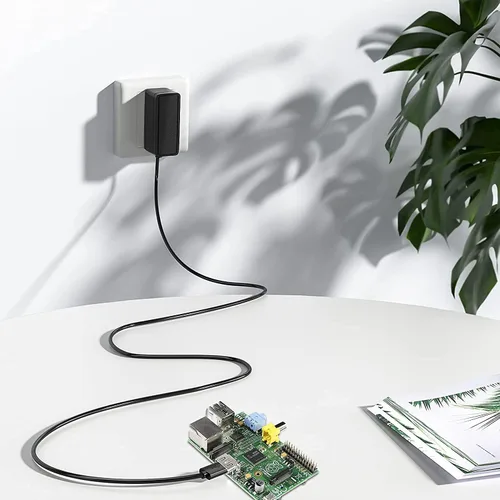 Vista 4 de BestCH Adaptador de enchufe de alimentación para el hogar micro USB AC-DC para Nintendo NES Mini Classic Edition