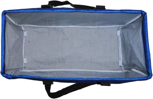 Vista 230 de NGIL Bolsa de comestibles reutilizable extra grande plegable de gran tamaño para comestibles, almacenamiento, picnic, playa, Estampado