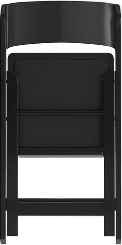 Vista 10 de Flash Furniture Hercules Tucker - Silla plegable de resina negra comercial, ligera, asiento extraíble acolchado de vinilo, para uso en interiores