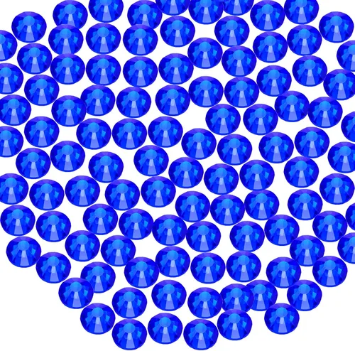 Vista 8 de Briskbloom - 2880 diamantes de imitación termoadhesivos SS6 de 0.079 pulgadas, cristales termoadhesivos con parte trasera plana para manualidades
