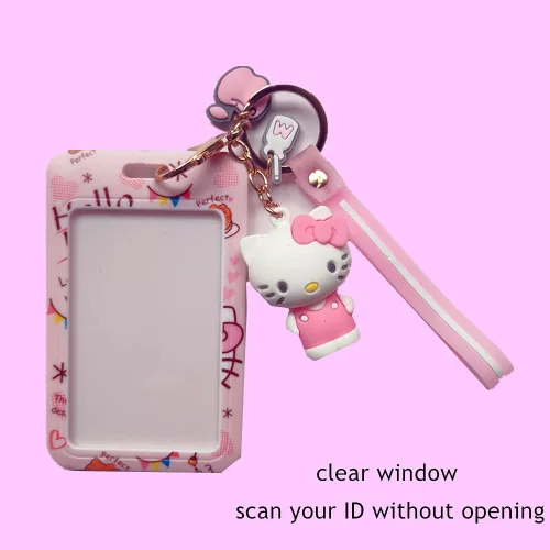 Vista 4 de Llavero Hello Kitty para niñas y mujeres Figuras Sanrio Accesorios para bolsa de regalo de cumpleaños (Hello Kitty 1), Hello Kitty 1
