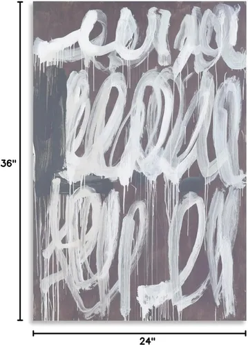 Vista 9 de WANSHI Cy Twombly sin título (9) Lienzo grande impresión de pinturas famosas para oficina y hogar, arte decorativo para pared, póster de pintura