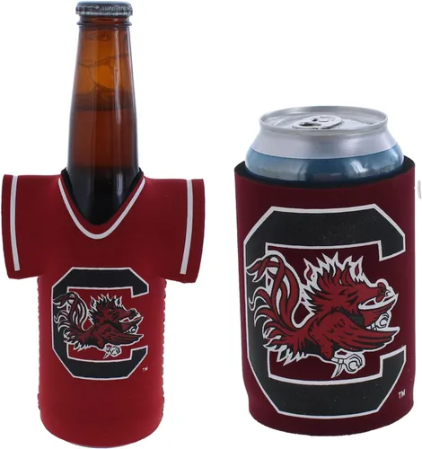 Vista 82 de College Team Color Logo Can & Bottle Holder Insulator Beverage Cooler Set