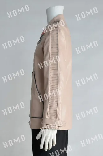 Vista 7 de XOMO Finn Cosplay Disfraz de Stormtrooper Uniforme, traje completo