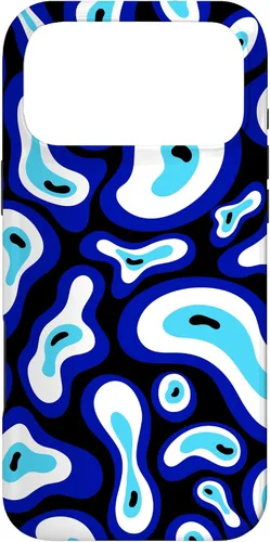 Vista 22 de Malvado de ojo turco Groovy Swirl patrón Good Vibes teléfono caso para iPhone 17
