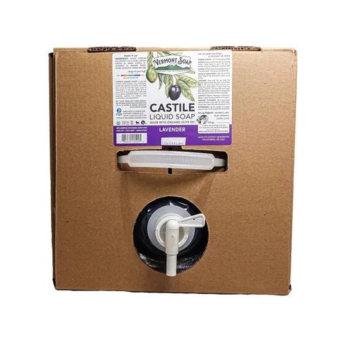 Vista 8 de Vermont Castile Jabón Lavanda, jabón líquido suave para pieles sensibles y gel de baño natural, champú orgánico para cabello graso, aloe castilla