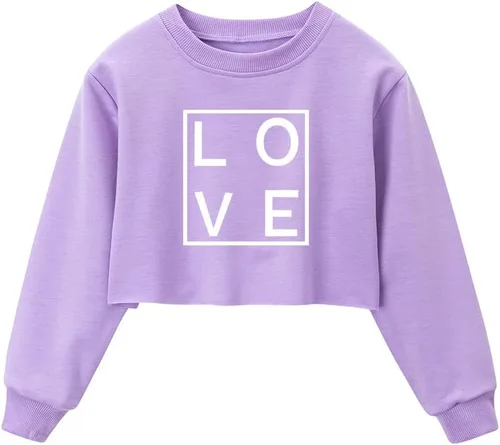Vista 36 de Camiseta corta para niñas y niños, linda sudadera estética con gráficos de dibujos animados para adolescentes
