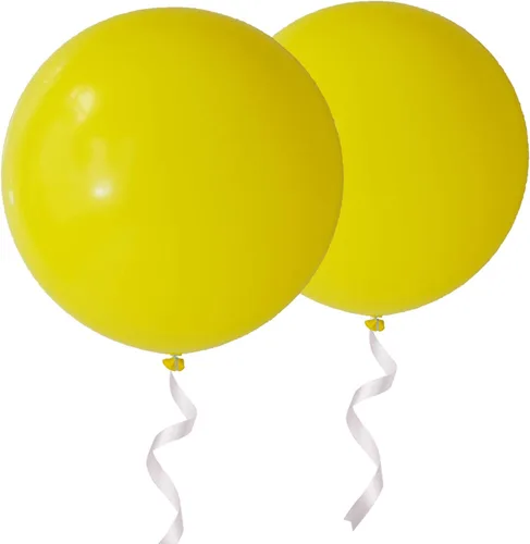 Vista 16 de Globos redondos gigantes de 36 pulgadas, paquete de 6 globos de látex negros para sesiones de fotos, bodas, baby shower, decoraciones de fiesta