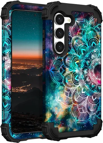 Vista 93 de Hocase Funda para Samsung Galaxy S26 Ultra, mandala beige