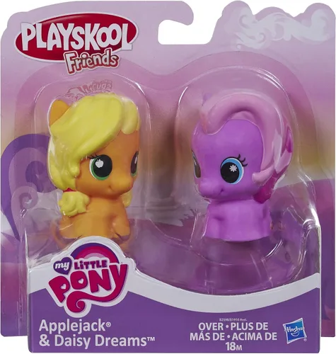 Vista 2 de Playskool Friends My Little Pony - Paquete de dos figuras con Applejack y Daisy Dreams