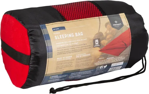 Vista 4 de Stansport Sleeping-Bags Stansport Fleece Sleeping Bag Rojo