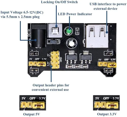 Vista 3 de Kit de Componentes Electrónicos de Diversión con E-Book, Kit de Inicio Electrónico Actualizado con Tablero de Montaje de Cables Puente, Kit