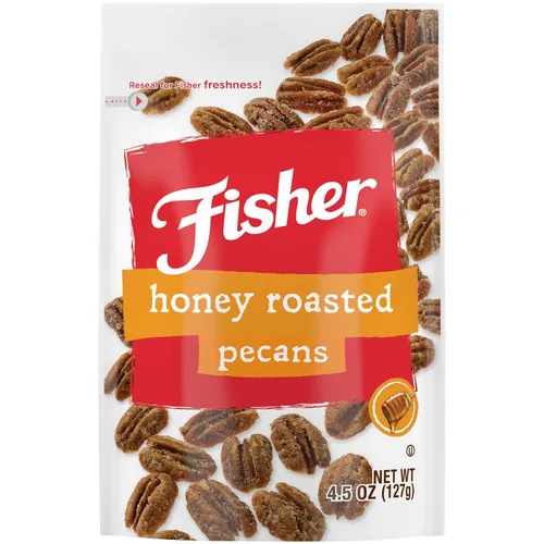 Vista 10 de Nueces pecanas glaseadas y confitadas de Fisher Chef's Naturals, 24 oz (Paquete de 1), Nueces pecanas gigantes confitadas, perfectas para regalar
