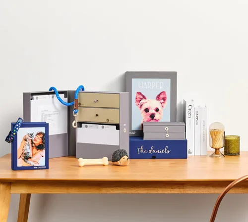 Vista 6 de Savor Caja conmemorativa para mascotas para perros, gatos y otras mascotas Caja personalizable de regalo de condolencias y recuerdo
