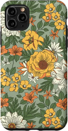 Vista 13 de Yellow Wildflower Summer Flowers Botanical Graphic Floral Case for iPhone 16