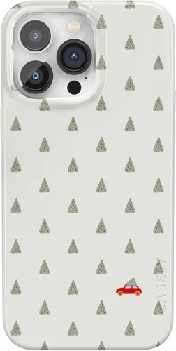 Vista 154 de Casely iPhone 14 Pro Case All Boo'd Up Purple Ghost Compatible with MagSafe Classic Ultra Thin Design