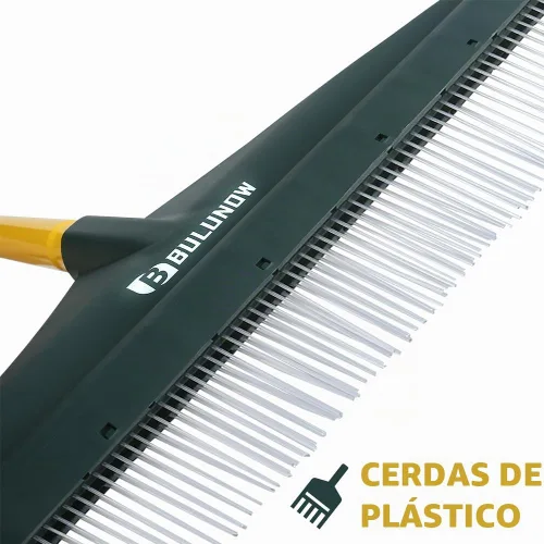 Vista 8 de [Usado] Rastrillo de Césped Artificial, Poste de Una Sola Pieza de 55" de Largo sin Diseño de Rotura - Rastrillo de Escoba Manual de Jardín