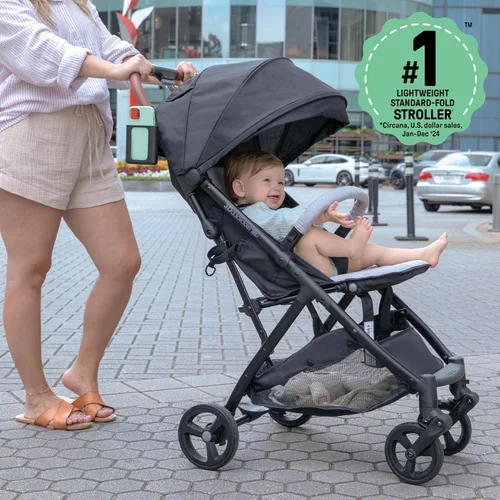 Vista 5 de Summer Infant Ingenuity 3Dquickclose CS+ - Cochecito plegable compacto - Cochecito ligero con toldo de gran tamaño, almacenamiento extragrande