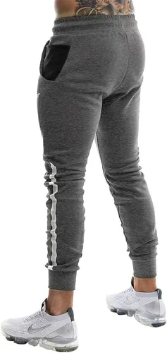 Vista 3 de Wangdo - Pantalones de gimnasio delgados para hombre, pantalones deportivos de entrenamiento cónicos, pantalones deportivos casuales para correr