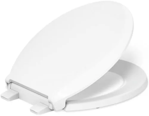 Vista 17 de KOHLER 4639-RL-0 Cachet ReadyLatch Asiento de inodoro redondo con cierre suave, color blanco