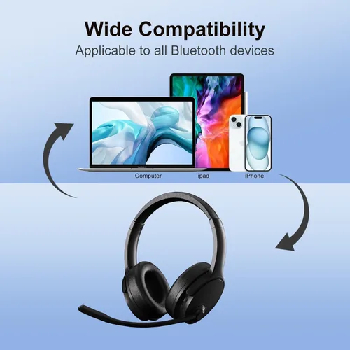 Vista 7 de Auriculares de traducción AI en tiempo real, auriculares Bluetooth inalámbricos, 144 idiomas para aprender sobre la oreja, Bluetooth 5.3, grabación