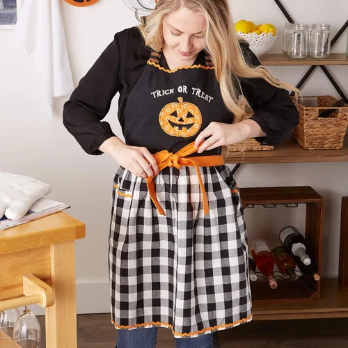 Vista 4 de DII - Colección Happy Halloween, delantal de Halloween, talla única