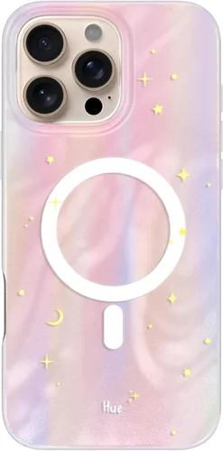 Vista 42 de LONLI Hue - para iPhone 15 Pro Max [Compatible con Magsafe] - Funda de teléfono floral dorada - [Amortiguador de 360°] - Funda de teléfono linda