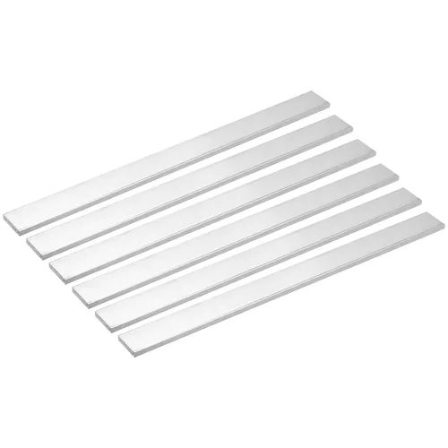 Vista 48 de uxcell Barra plana cuadrada de aluminio, 1-1/2" de espesor 1-1/2" de ancho 12" de longitud Barra cuadrada de aluminio 6061, placa plana de aluminio