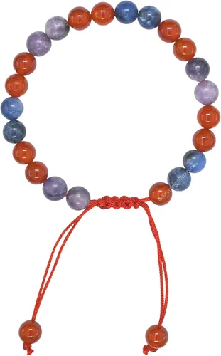 Vista 32 de Pulsera del zodiaco de cristales curativos