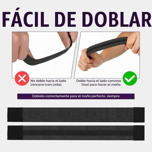 Vista 2 de Creador de moños para el cabello y accesorios para mujeres y niños - Clip fácil para cabello largo - Herramienta para torcido francés - Soporte