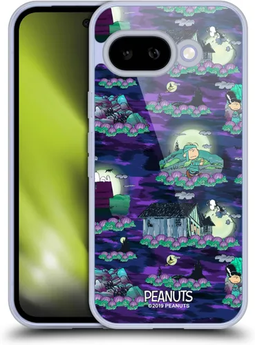 Vista 22 de Head Case Designs Funda de gel Spooktacular con licencia oficial de Peanuts Linus y Snoopy [protección de grado militar] compatible con Google Pixel