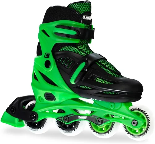 Vista 7 de Crazy Skates Patines en línea ajustables que se ajustan para adaptarse a cuatro tamaños