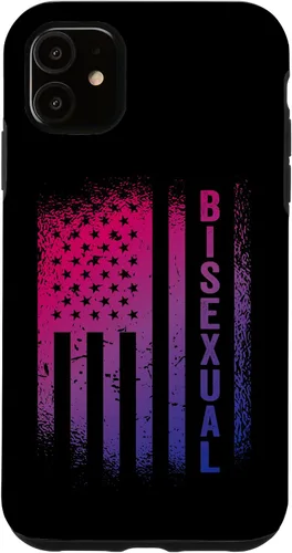 Vista 5 de Funda para iPhone 15 Bisexual Bandera Americana Patriótica Bi Pride 4 de julio