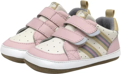 Vista 12 de Robeez First Kicks - Zapatos y tenis unisex para bebés y niños pequeños Cuero Addie Taupe