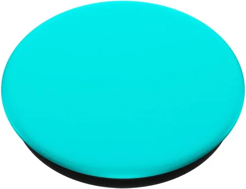 Vista 2 de PopSockets Agarre para teléfono con soporte expansible - Bright Aqua PopSockets intercambiable PopGrip