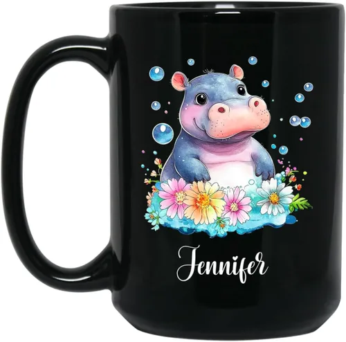 Vista 17 de Taza de café con nombre personalizado, regalo para amigo, compañero de trabajo, cumpleaños, taza de cerámica negra personalizada para amantes